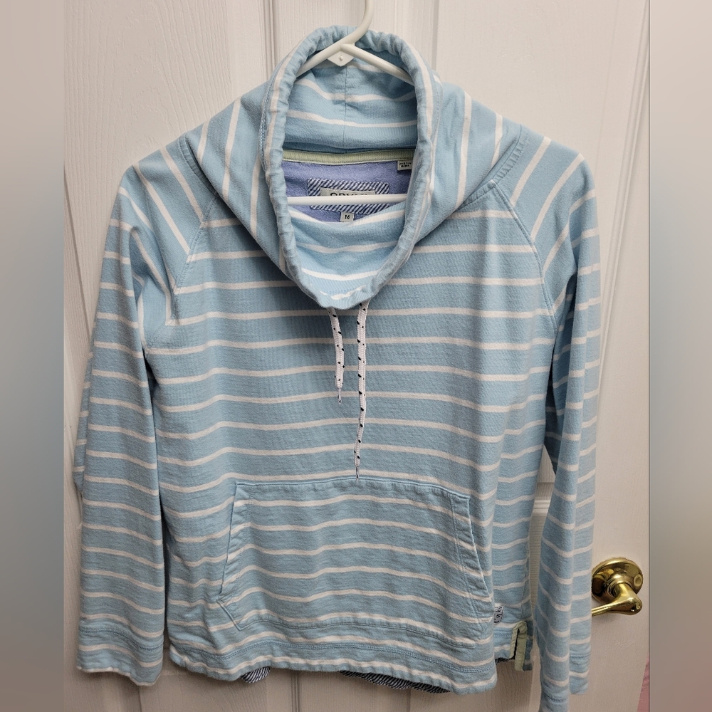 Orvis Women's Blue Striped Pullover